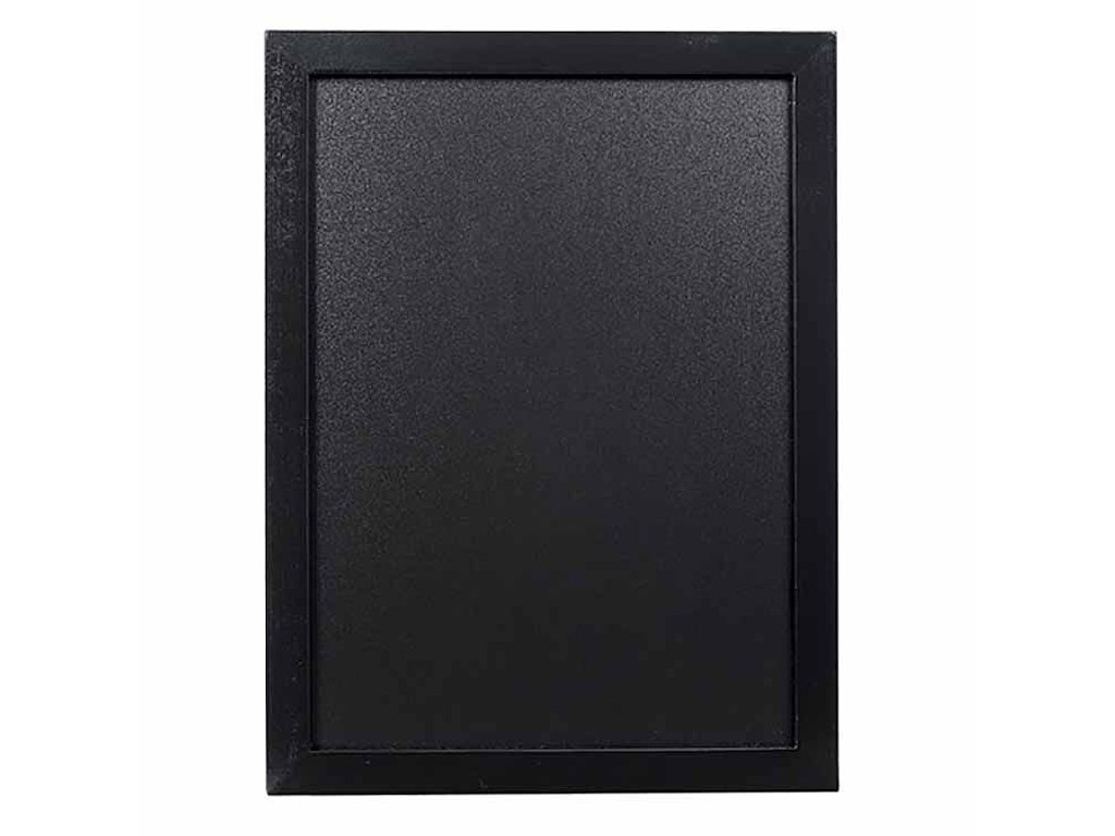 Tavle til væg Securit 40x30x1 cm med Ramme Sort