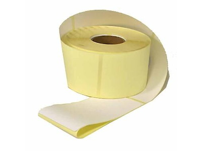 Etiket 58x118 mm Frost lim Neutral DT