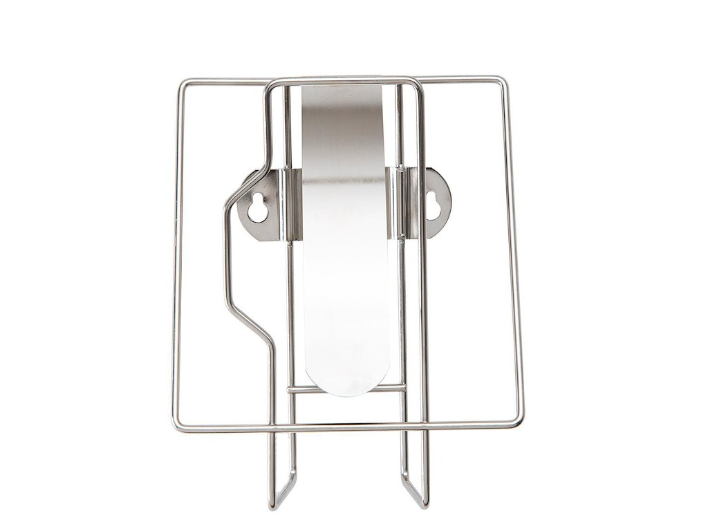 Dispenser Væghængt holder Rustfi stål Sølv til Plum WipeClean Large servietter