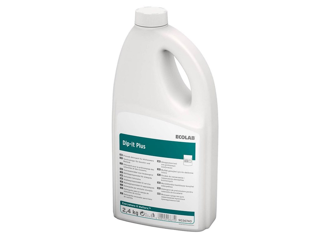 Maskinopvask Iblødsætning Pulver Dip-It Plus 2.4kg uden Klor Oxiderende