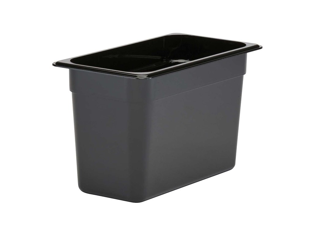 Kantine Cambro 1/3GN 6.9L 32.5x17.6x20cm Polycarbonat Sort
