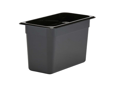 Kantine Cambro 1/3GN 6.9L 32.5x17.6x20cm Polycarbonat Sort