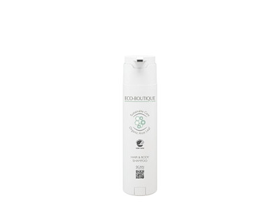 Shampoo Eco-Boutique Hair & Body 300ml Svanemærket Klar Shape pumpe til disp