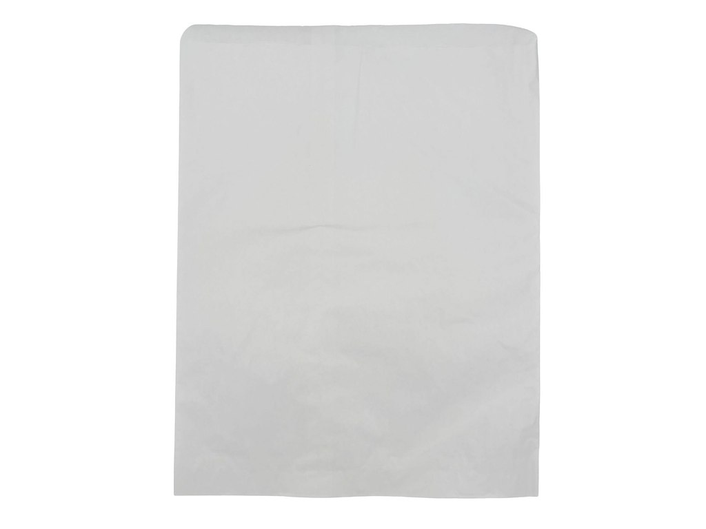 Bagerpose 3 kg 300x380+20 mm FSC 40 gr Hvid