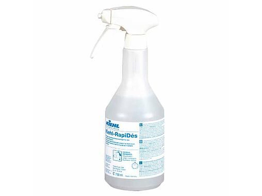 Rengøring/Desinfektion Kiehl-RapiDés 750ml med 1 sprayer/krt Hurtigvirkende