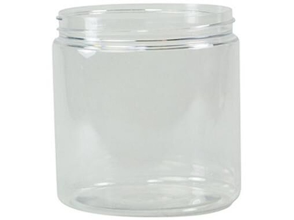 Dåse 500 ml Ø93x96 mm PET Klar