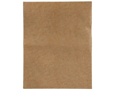 Vokspapir, 42x34cm, brun, papir, 1/4 ark