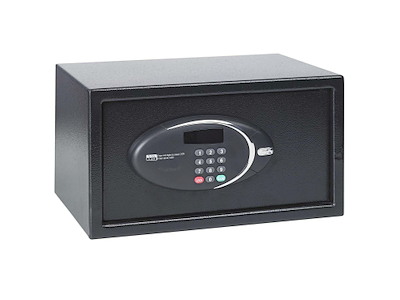 Pengeskab kompakt 355x270x195 mm Stål Sort