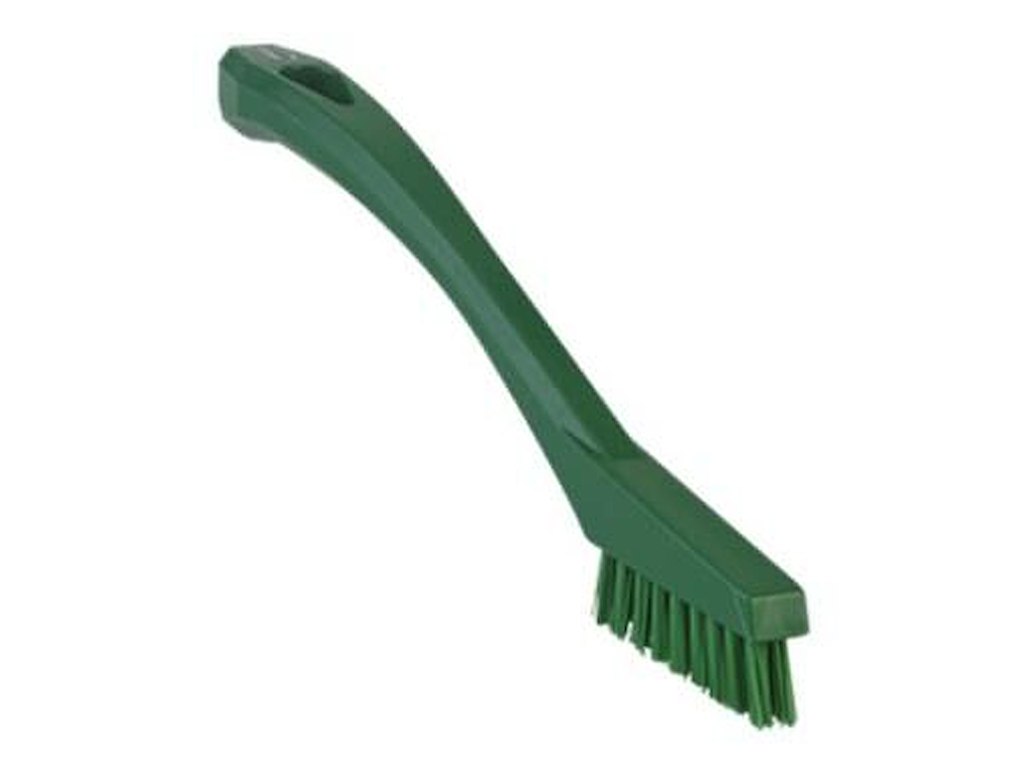 Detaljebørste Stiv Grøn til pakninger/gummilister/fuger/samlinger