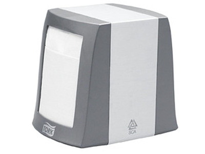 Dispenser Serviet Tork Compactfold N2 AluGrå