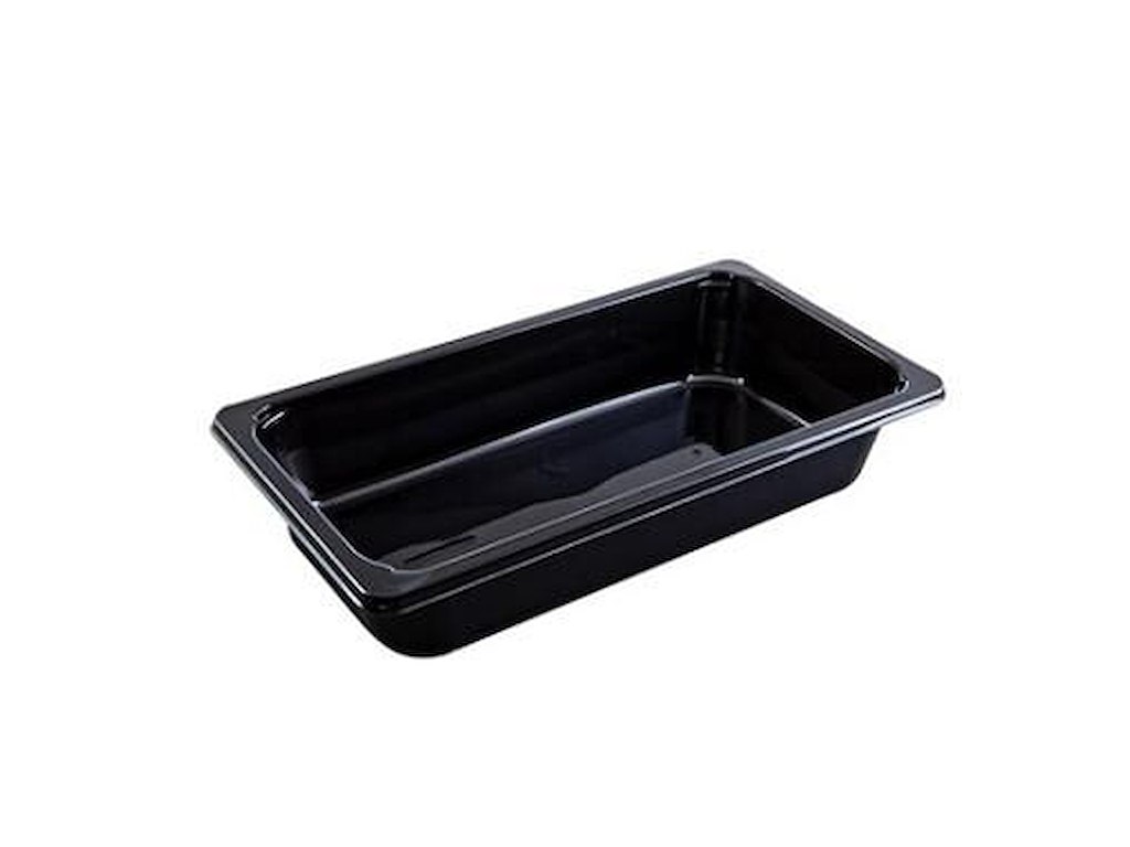 Bakke 1-rum 2326-1B Rektangulær 2385ml L324xB176xH60mm CPET Sort