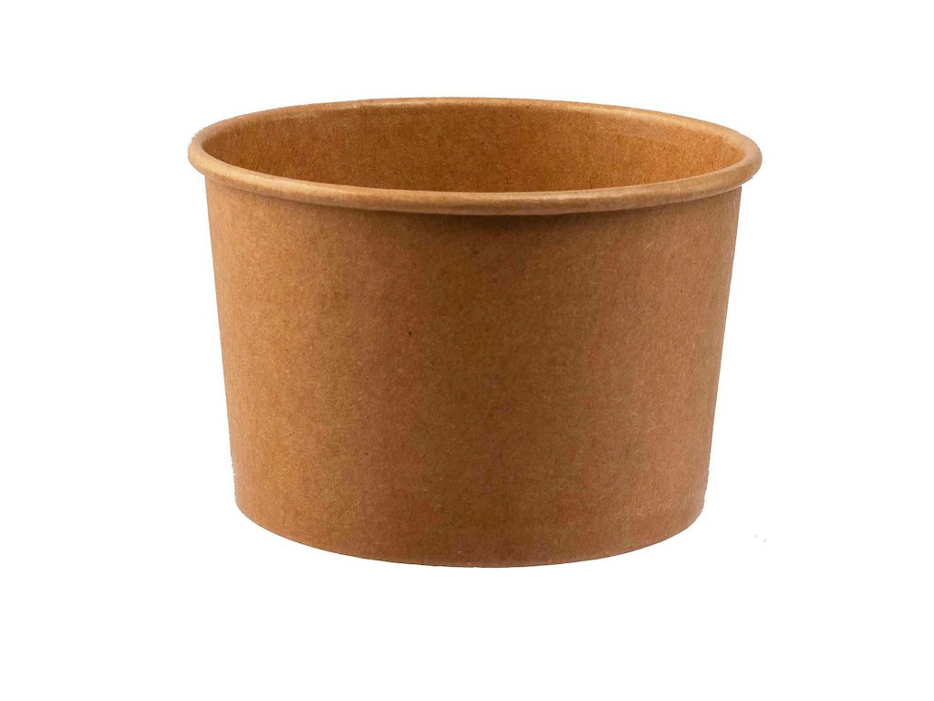 Papbæger Soup-To-Go 25 cl 8 oz Ø96x60 mm kraft/PE Brun