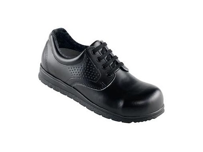 Sko Sundhed str 37 med Snøre/Polstring/Chock absorbering Sort