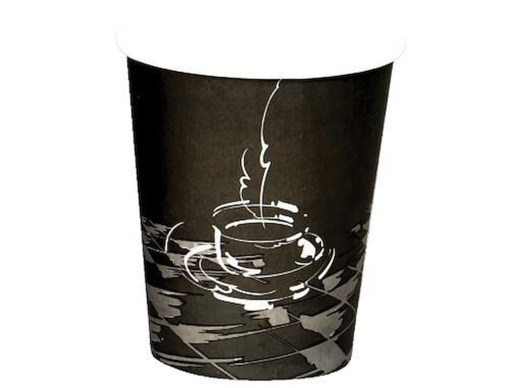 Kaffebæger Pap Ø80xH90mm 25cl 8oz Single Wall Coffeecup