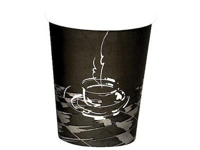 Kaffebæger Pap Ø80xH90mm 25cl 8oz Single Wall Coffeecup