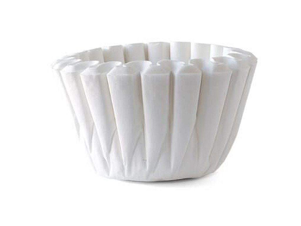 Skålfilter Catersource TCF 20ltr Ø457/Ø203xH127mm papir Svanemærket hvid