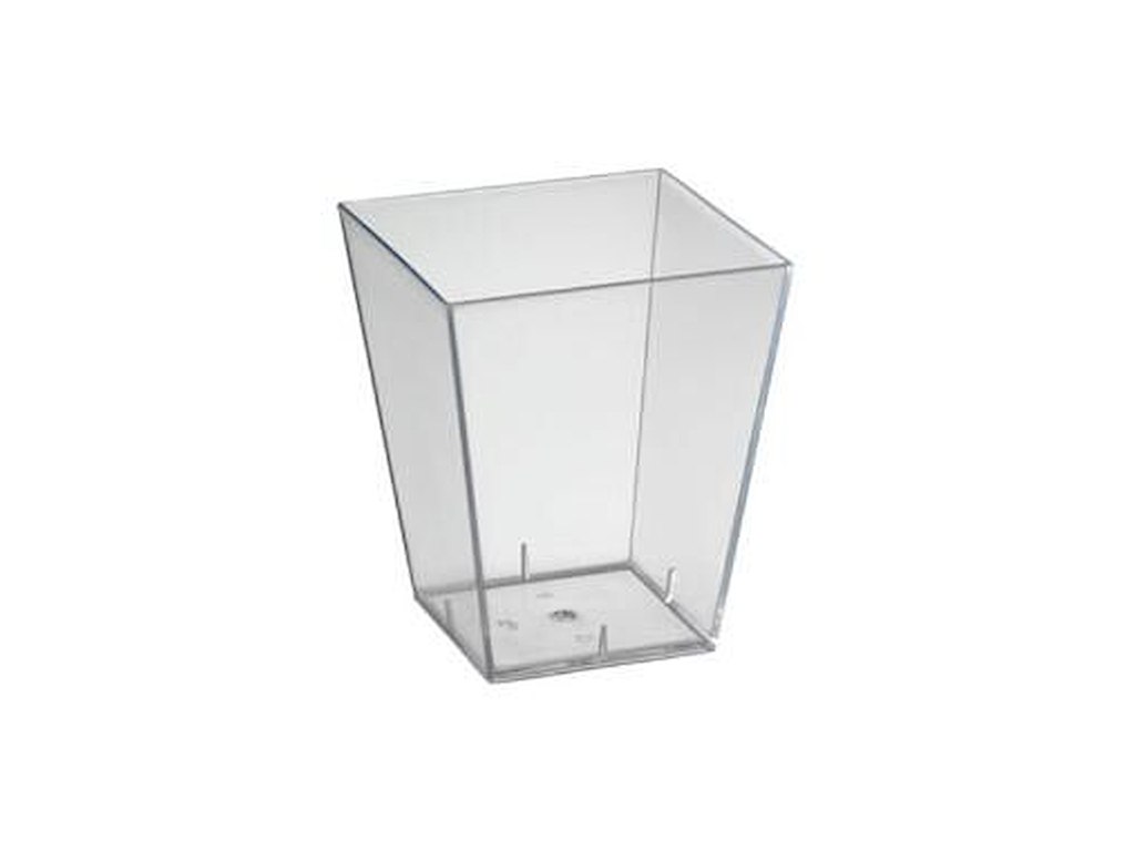 Skål Amuse Bouche Aquare 150 ml 57x57x67 mm Firkantet PS Brilliant