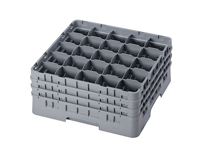 Opvaskekurv Cambro 50x50cm til Glas 25-rum Plast Grå