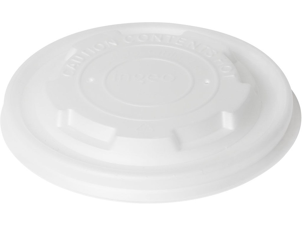 Låg 95x95x10 mm CPLA Brun til Suppeskål