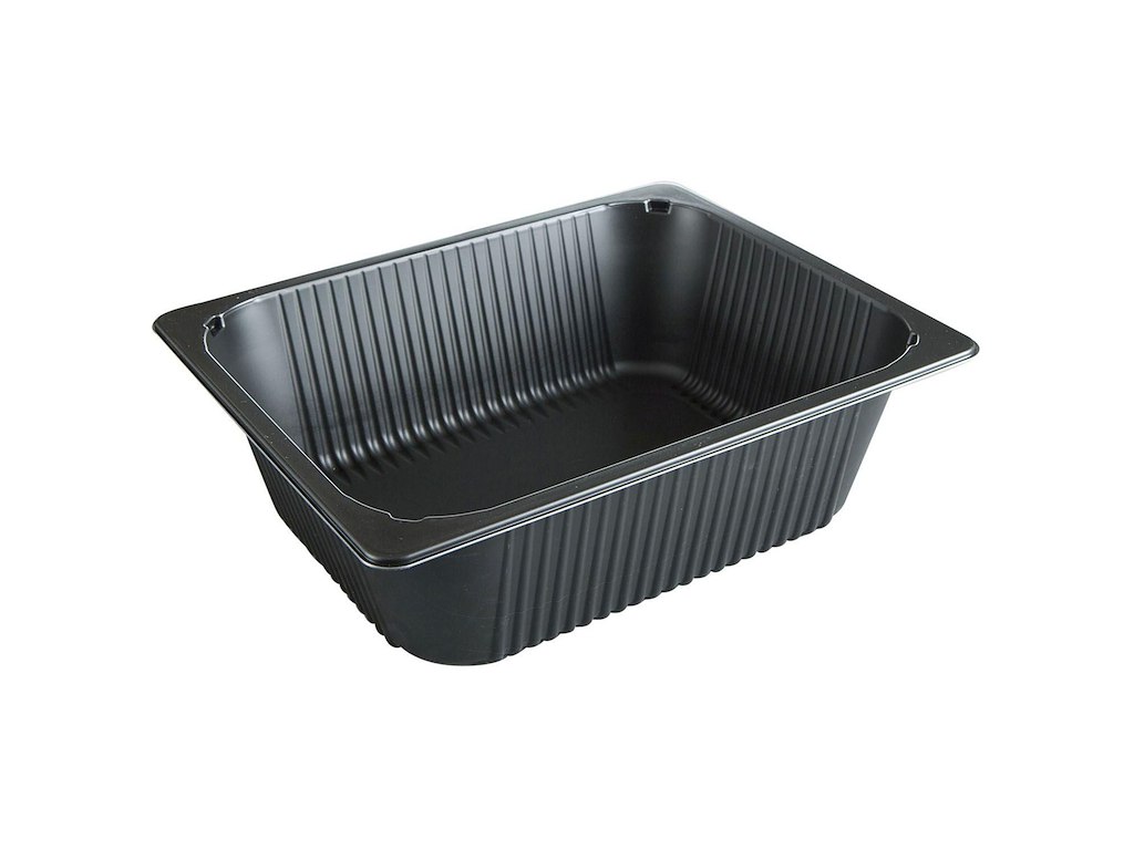 Bakke 1/2 GN P2325-100T 1-Rum 5850ml L325xB268xH101mm PP Sort