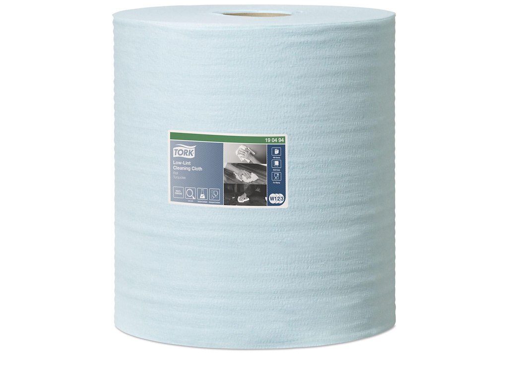 Aftørringsrulle Tork W1/W2 Sensitiv Industri 36x27.5cm 180m