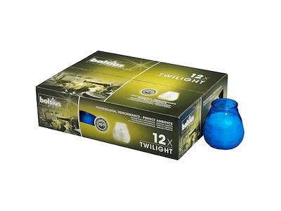 Lysbowle Twilight Brændetid 70 timer Blå