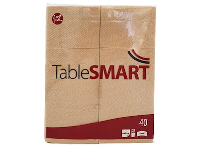 Serviet TableSMART 40x32cm airlaid til bestik Natur