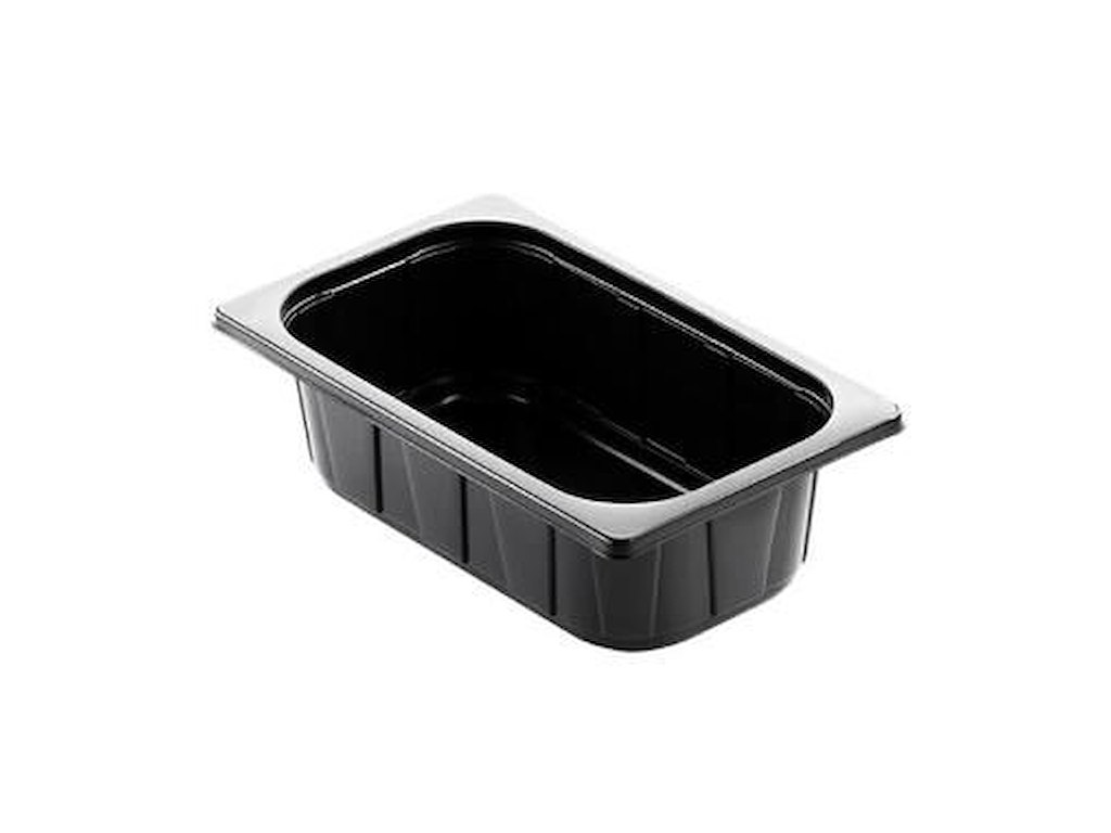 Bakke 1-rum 1/4 GN 2000 ml 265x162x80 mm PP Sort