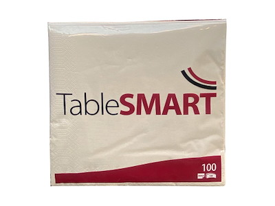 Serviet TableSMART 40x40cm 3-lag Cream