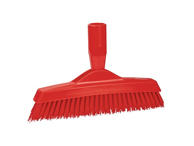 Fugeskrubbe 22.5 cm ekstra stiv rød
