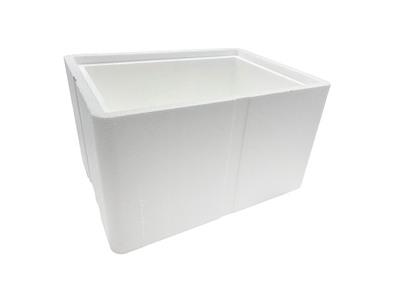 Termokasse 40x30x23 cm EPS Sunpack uden Låg Hvid