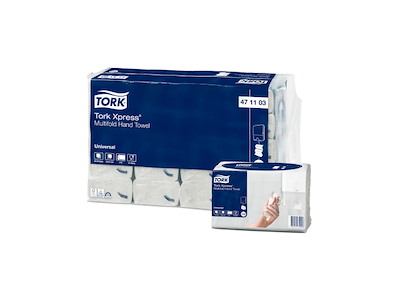 Håndklædeark Tork Universal H2 Z-Fold 2-lag L23.4xB21.3xD7.8cm Genbrug Natur