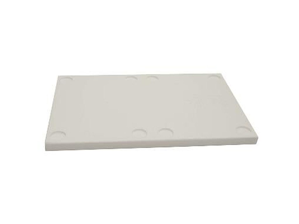 Låg 60x40x2.5 mm EPS Hvid til Hvide termokasser 25/40/50 ltr