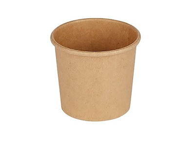 Dressingbæger 30 ml 1 oz Ø44 x 40 mm kraft pap/PE Brun