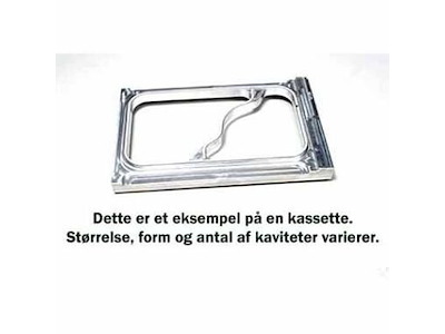 Kassette t/1/4 GN 3-rum Bakke 855042 passer til TP11/DF20