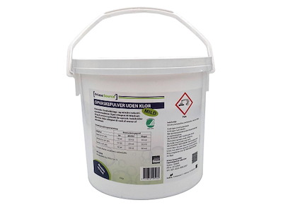 Maskinopvask Pulver Prime Source Mild 5kg Svanemærket uden Klor til alu