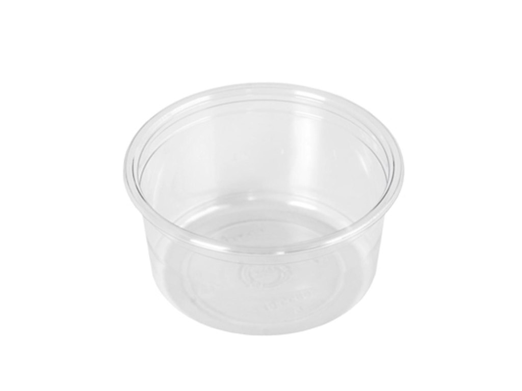 Bæger M 0116-1B rund klar rPET 380ml Ø118x60mm