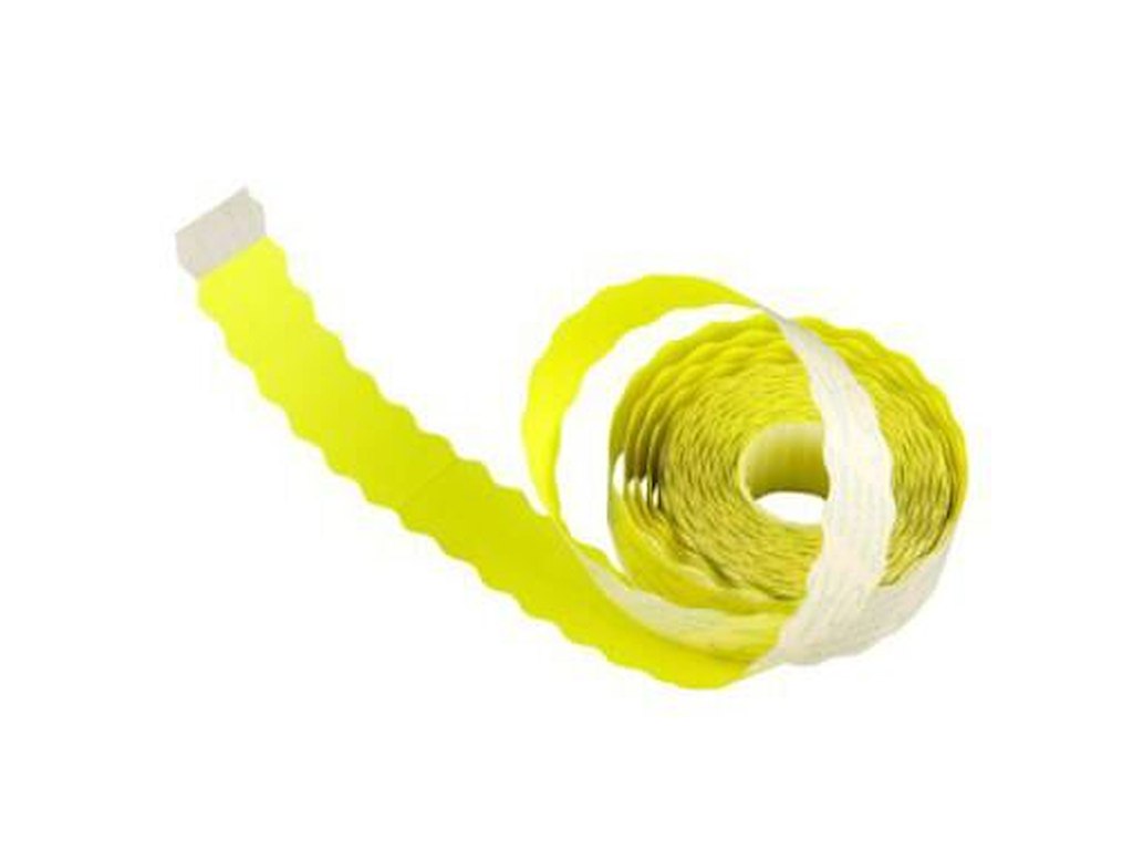 Etiket 26x12 mm Let Aftagelig Gul til Prispistol