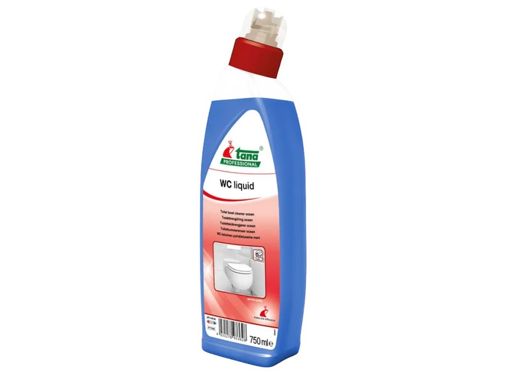 Toiletrens WC Liquid Sur med Parfume 750 ml blå