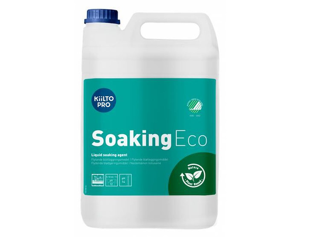 Maskinopvask Iblødsætning Flydende Kiilto Pro Soaking Eco 5ltr Svanemærket