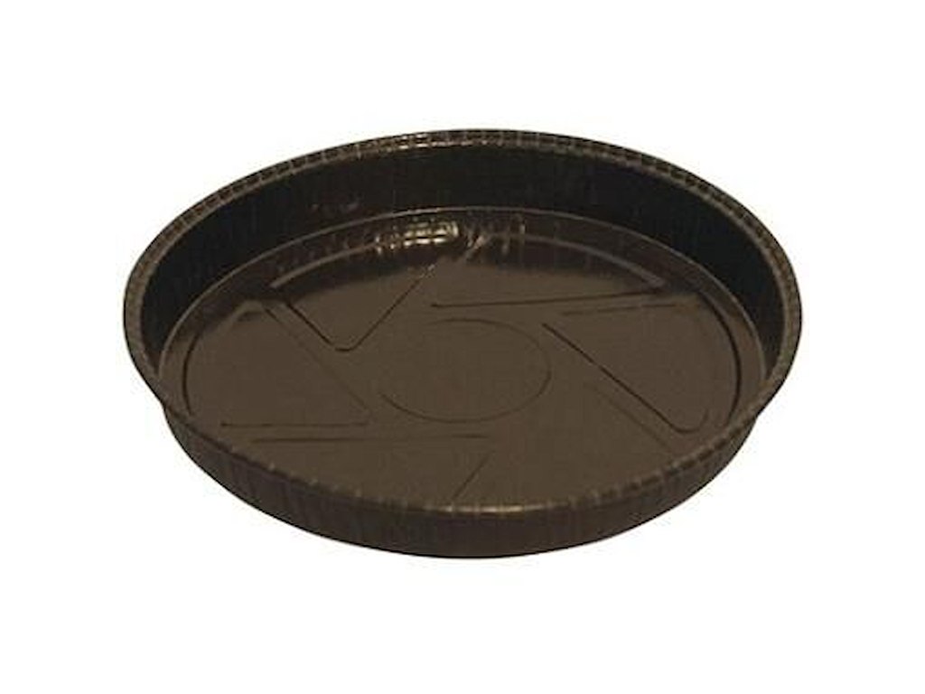 Kageform ø199/206x27 mm pap med PET brun