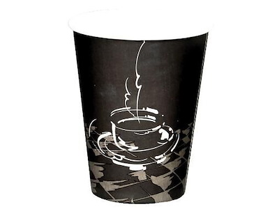 Kaffebæger Pap Ø90xH110mm 30cl 12oz Single Wall Coffeecup