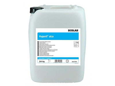 Tøjvask flydende Hygenil Alca vaskeforstærker/kalkbinder u farve/parfume 24 kg