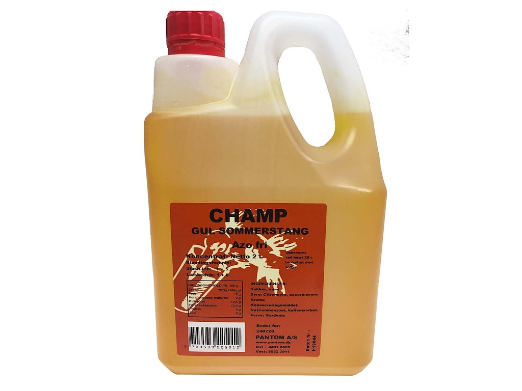 Saft Champ Sommerstang 2 ltr Gul
