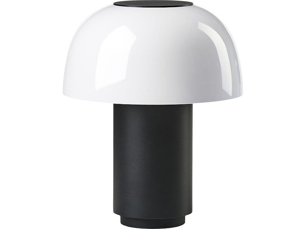 Lampe LED Zone Harvest Moon Ø18xH22cm Sort/Hvid