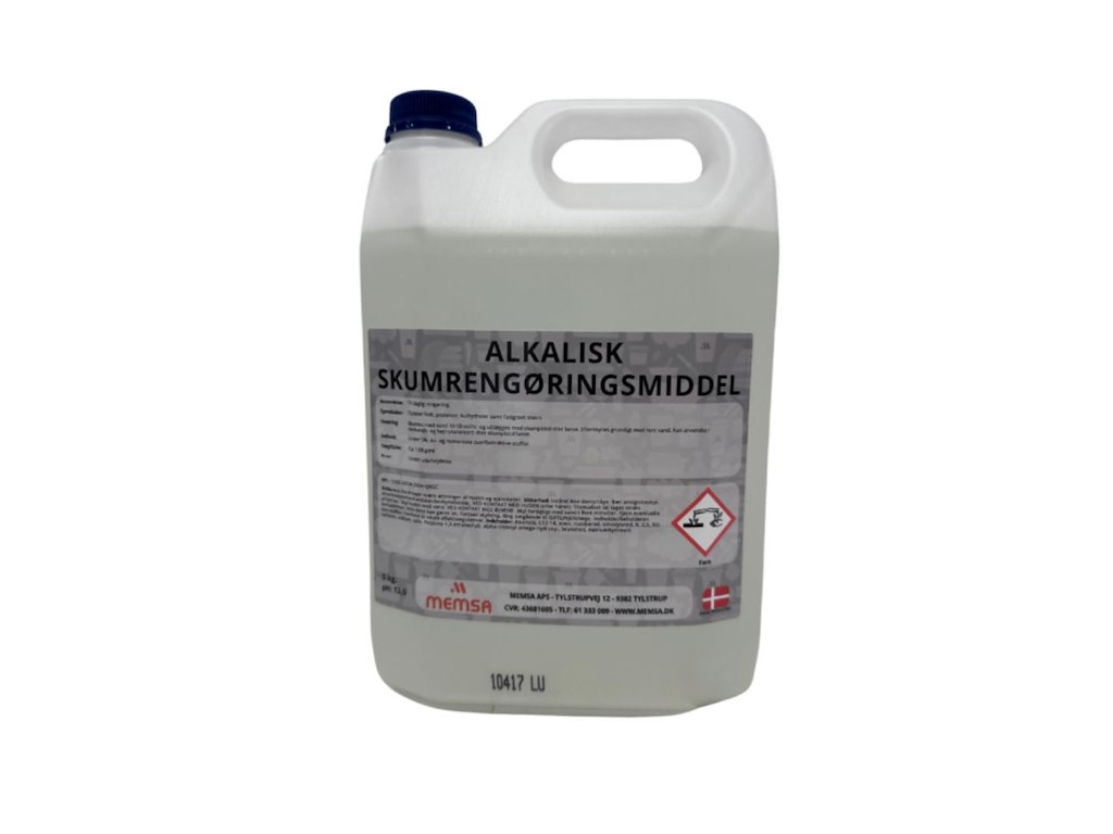 Alkalisk skumrengøringsmiddel uden klor 5 Ltr.