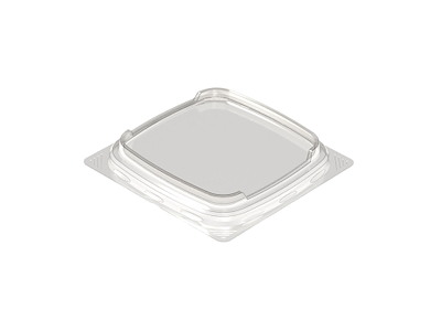 Plastlåg K 40D-3 L109xB109xH14mm APET Klar til M40-serien