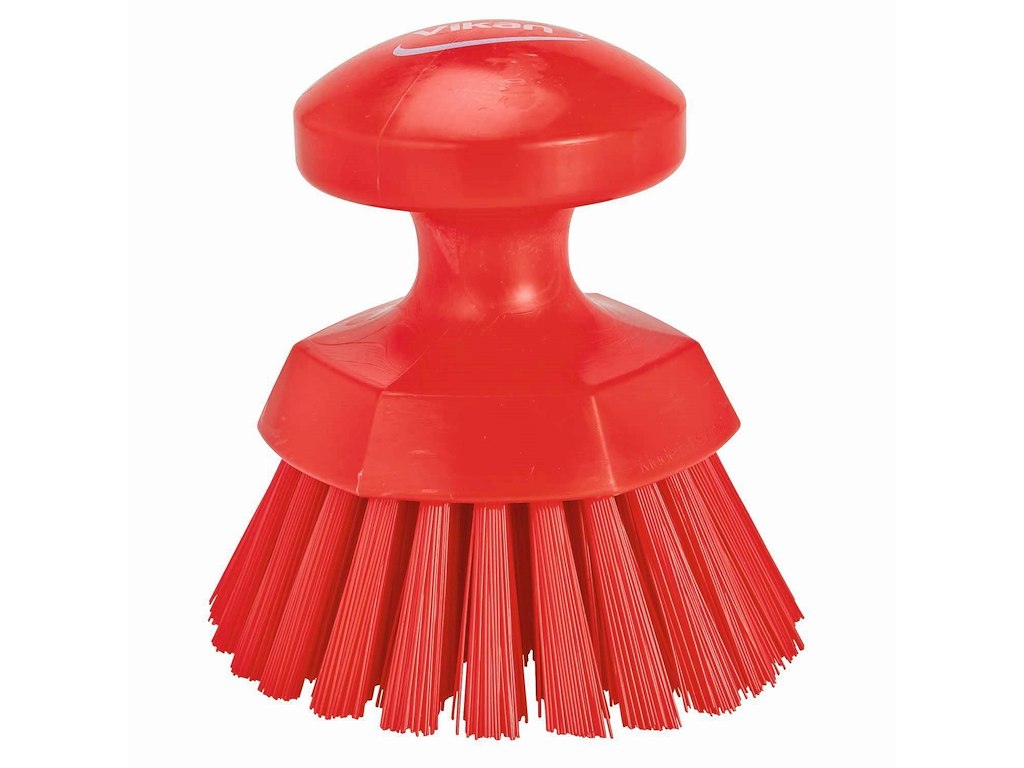 Skurebørste Ø110 mm Stiv Rød