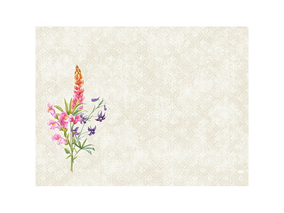 Dækkeserviet Dunicel 30x40cm Floret