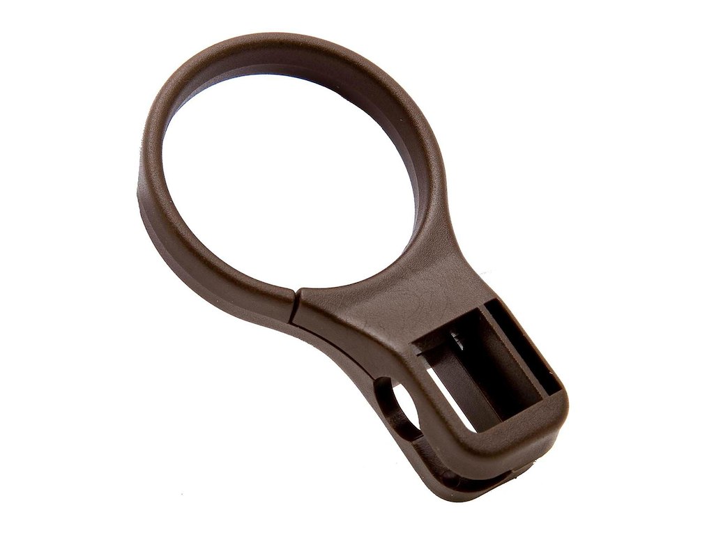 Hotelring til Bøjler med Hotel pin Plast brun